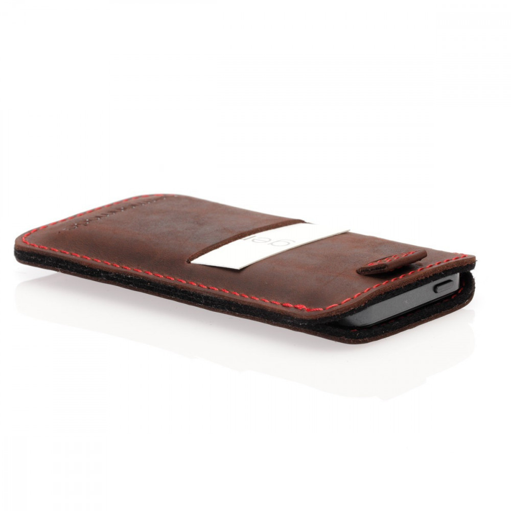vreemd Opa Tegenover g.4 sleeve for iPhone SE – wonderful leather sleeve